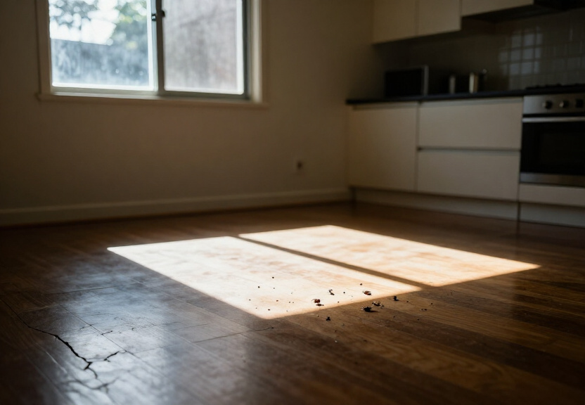 Termite damage in a Mount Druitt home before treatment